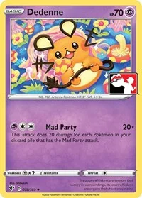 Dedenne | 078/189 | Holofoil | Prize Pack Series Cards