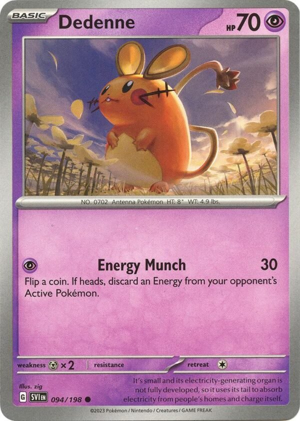 Dedenne 094/198 Normal SV01: Scarlet & Violet Base Set
