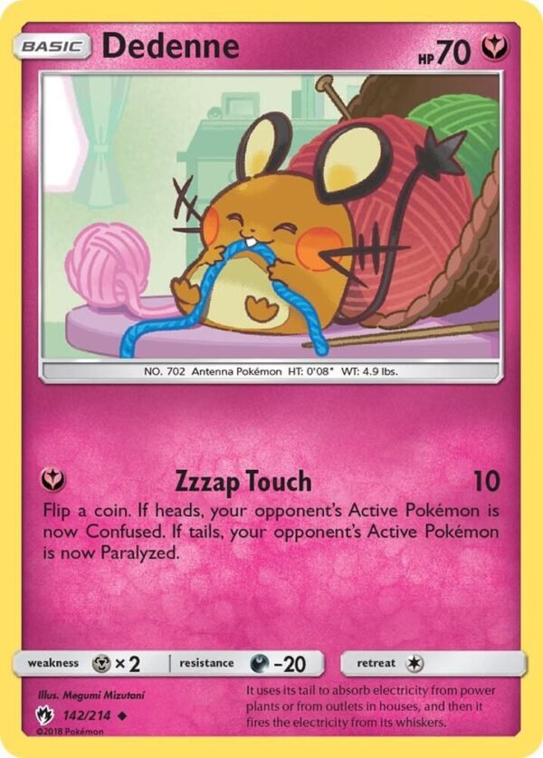 Dedenne (142) 142/214 Normal SM – Lost Thunder