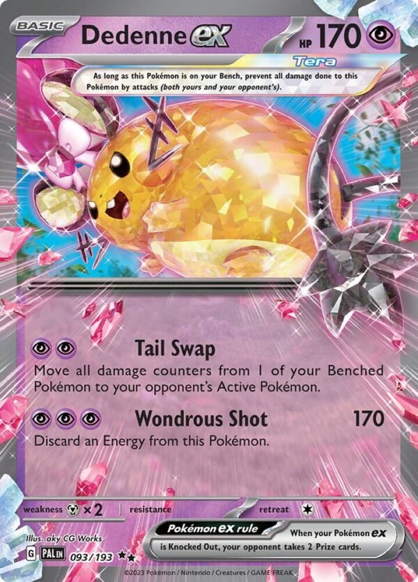 Dedenne ex 093/193 Holofoil SV02: Paldea Evolved