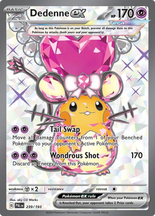 Dedenne ex 239/193 Holofoil SV02: Paldea Evolved Dedenne ex 239/193 Holofoil SV02: Paldea Evolved