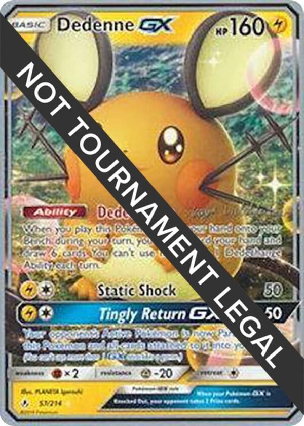 Dedenne GX 2019 (Kaya Lichtleitner) 57/214 Normal World Championship Decks