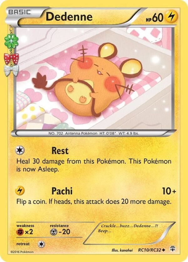 Dedenne RC10/RC32 Holofoil Generations: Radiant Collection Dedenne RC10/RC32 Holofoil Generations: Radiant Collection