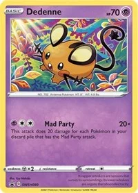 Dedenne | SWSH080 | Holofoil | SWSH: Sword & Shield Promo Cards