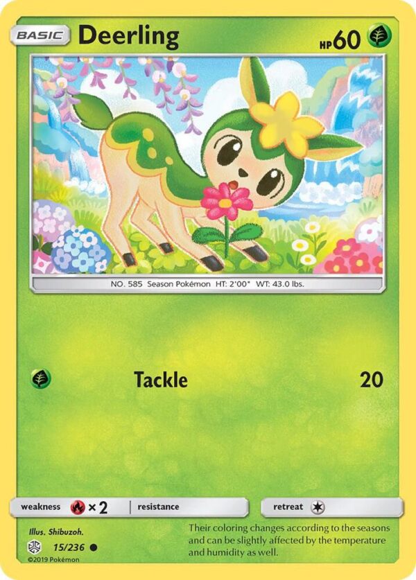 Deerling 15/236 Reverse Holofoil SM – Cosmic Eclipse