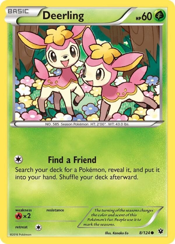 Deerling 8/124 Normal XY – Fates Collide Deerling 8/124 Normal XY – Fates Collide