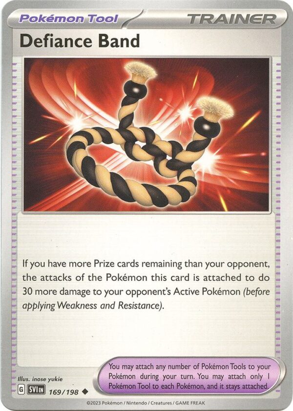 Defiance Band 169/198 Normal SV01: Scarlet & Violet Base Set