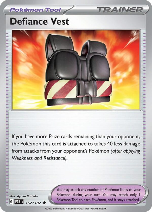 Defiance Vest 162/182 Reverse Holofoil SV04: Paradox Rift