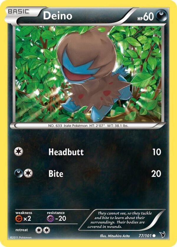 Deino 77/101 Reverse Holofoil Noble Victories