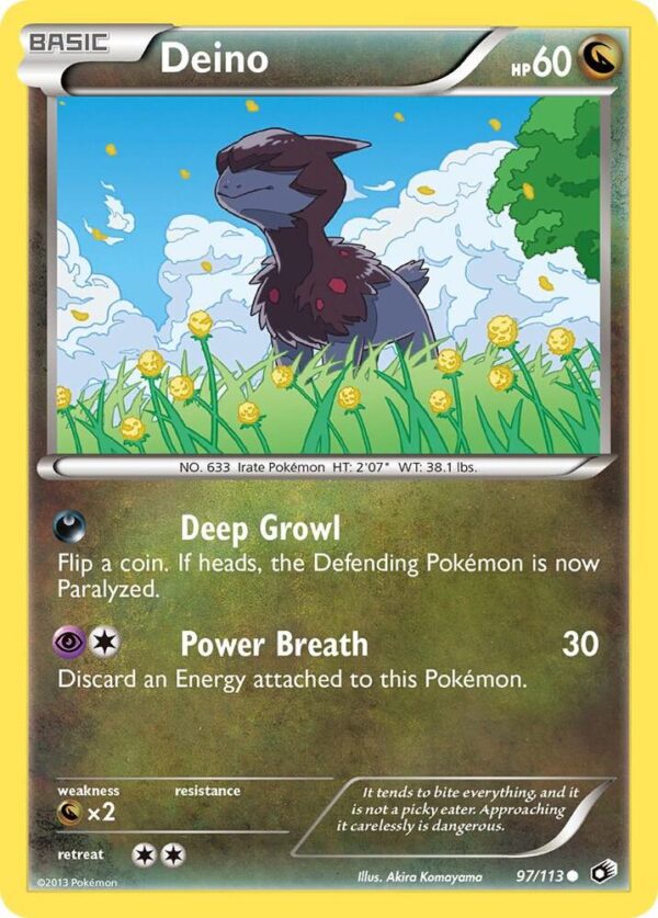 Deino 97/113 Normal Legendary Treasures Deino 97/113 Normal Legendary Treasures