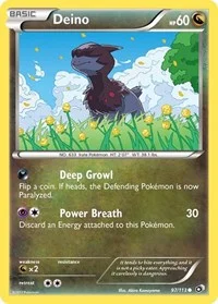 Deino | 97/113 | Reverse Holofoil | Legendary Treasures