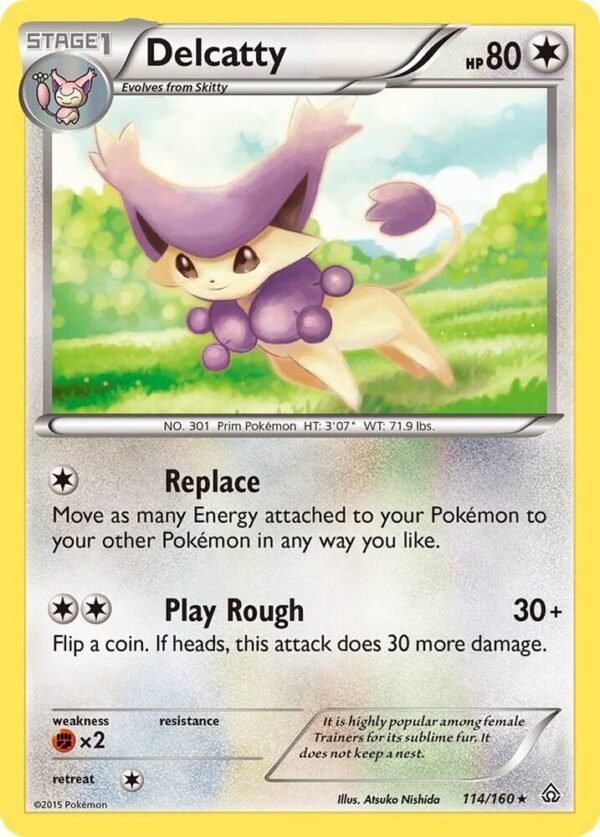 Delcatty 114/160 Reverse Holofoil XY – Primal Clash Delcatty 114/160 Reverse Holofoil XY – Primal Clash