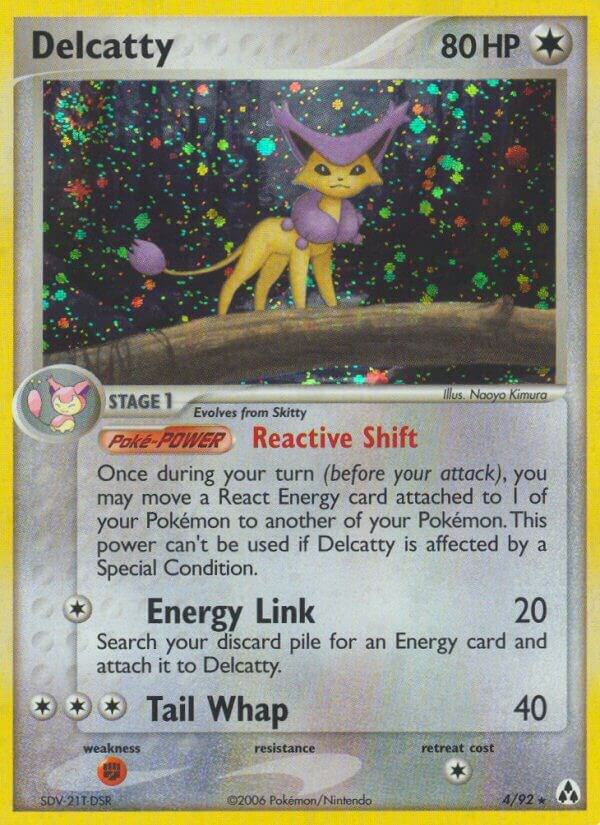 Delcatty 4/92 Reverse Holofoil Legend Maker