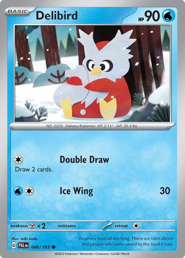 Delibird 046/193 Normal SV02: Paldea Evolved Delibird 046/193 Normal SV02: Paldea Evolved