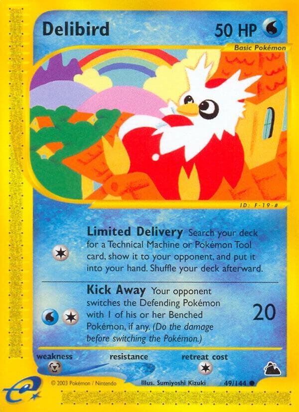 Delibird 049/144 Reverse Holofoil Skyridge Delibird 049/144 Reverse Holofoil Skyridge