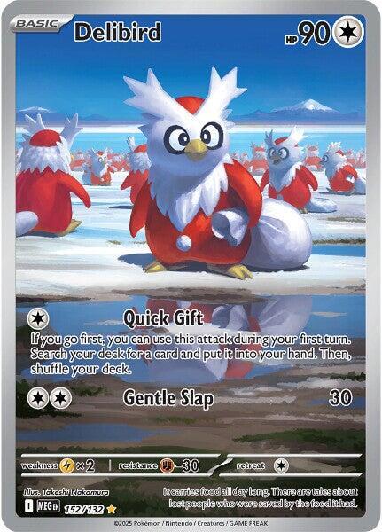 Delibird 152/132 Holofoil ME01: Mega Evolution