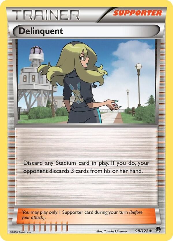 Delinquent 98/122 Reverse Holofoil XY – BREAKpoint
