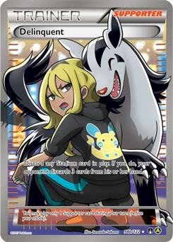 Delinquent 98b/122 (Full Art) 098b/122 Holofoil Alternate Art Promos