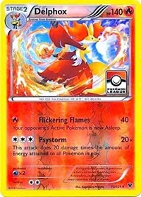 Delphox | 13/124 (Pokemon League) | 013/124 | Reverse Holofoil | League & Championship Cards