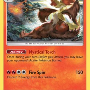 Delphox 17/131 Holofoil SM – Forbidden Light