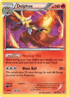 Delphox 26/146 (XY Base Set) 026/146 Normal Deck Exclusives