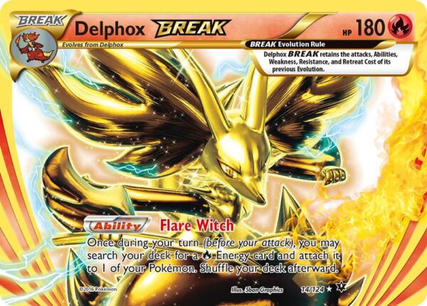 Delphox BREAK 14/124 Holofoil XY – Fates Collide Delphox BREAK 14/124 Holofoil XY – Fates Collide