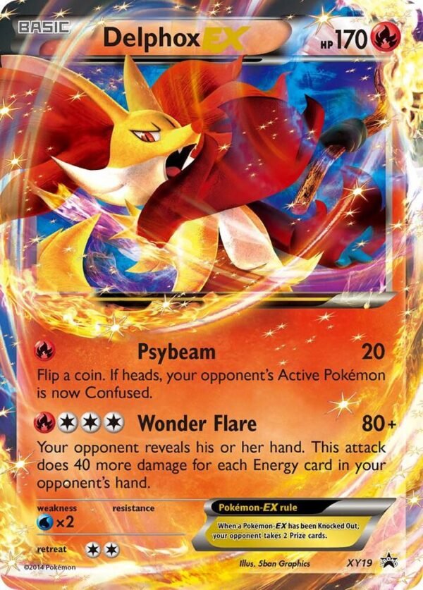 Delphox EX XY19 Holofoil XY Promos Delphox EX XY19 Holofoil XY Promos