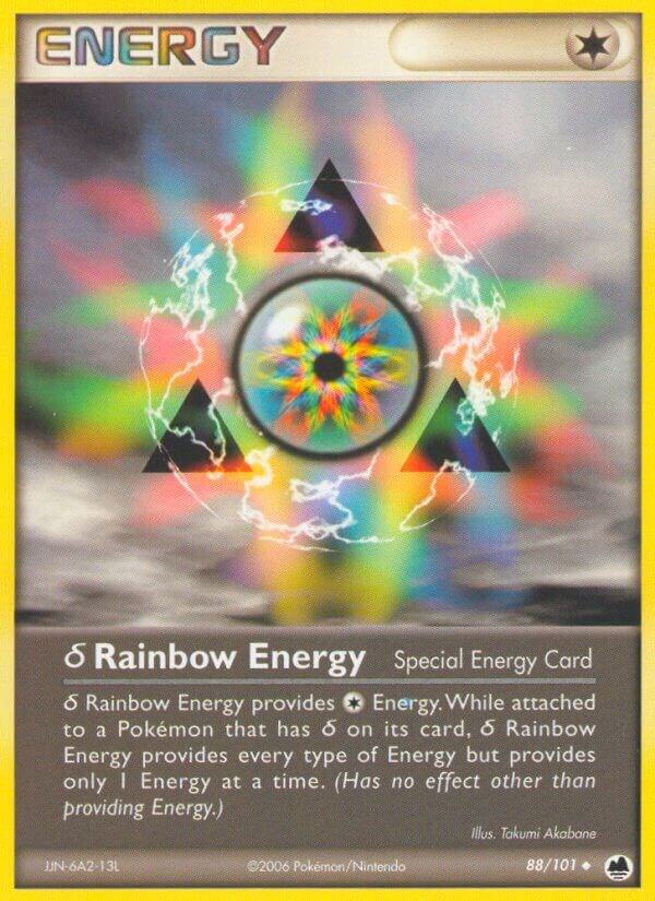 Delta Rainbow Energy 88/101 Reverse Holofoil Dragon Frontiers
