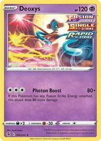 Deoxys | 120/264 | Reverse Holofoil | SWSH08: Fusion Strike