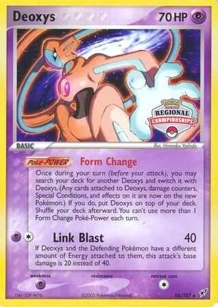 Deoxys 16/107 (Regional Championships) 016/107 Normal League & Championship Cards Deoxys 16/107 (Regional Championships) 016/107 Normal League & Championship Cards