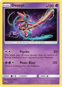 Deoxys (67) | 67/168 | Holofoil | SM - Celestial Storm