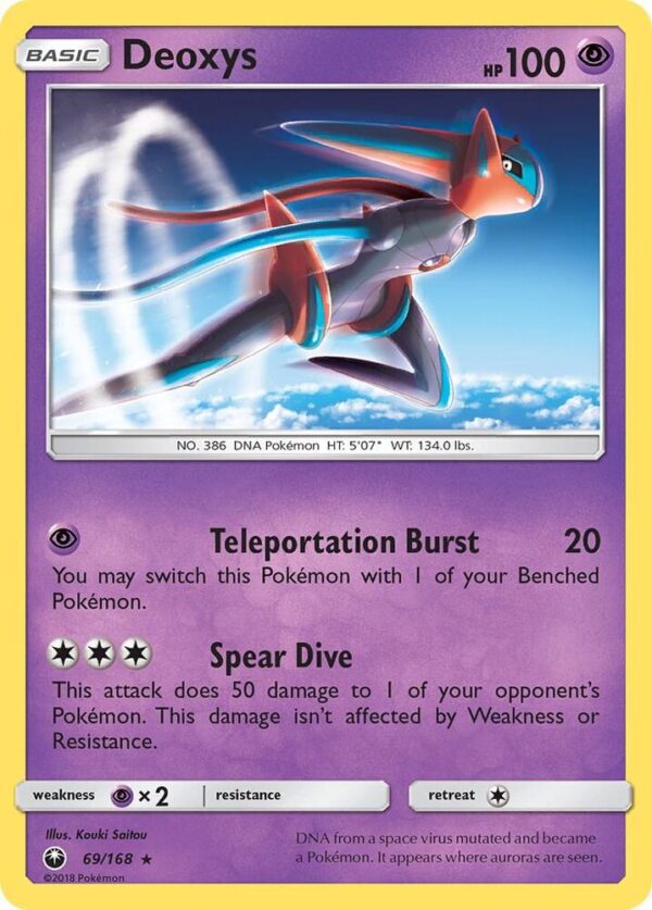 Deoxys (69) 69/168 Normal SM – Celestial Storm