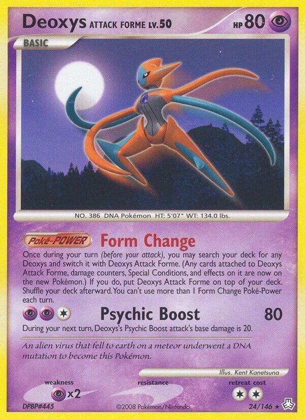 Deoxys Attack Forme 24/146 Normal Legends Awakened
