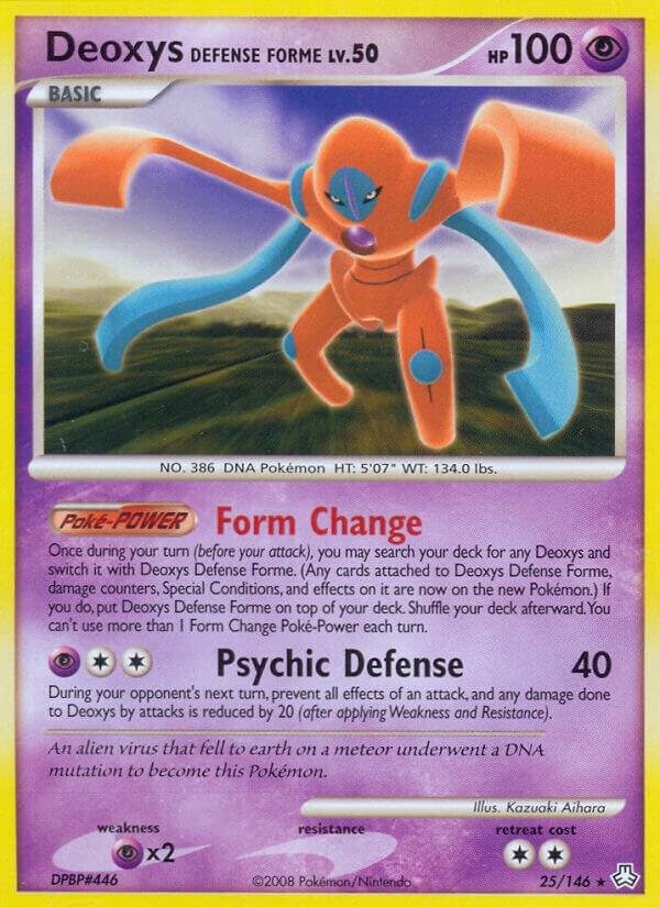 Deoxys Defense Forme 25/146 Normal Legends Awakened