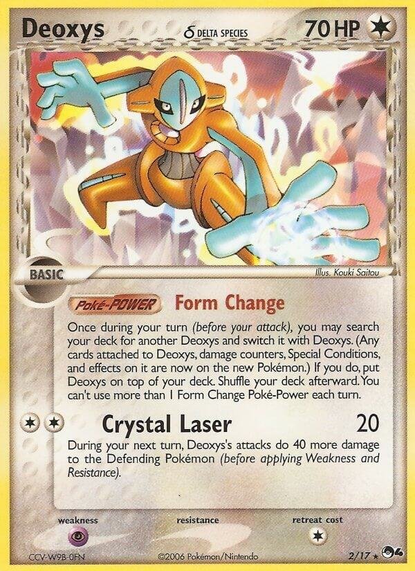 Deoxys (Delta Species) 002/017 Holofoil POP Series 4 Deoxys (Delta Species) 002/017 Holofoil POP Series 4