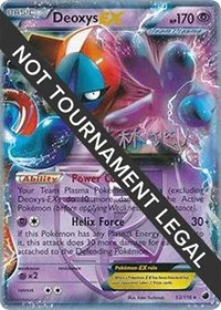 Deoxys EX | 2014 (Haruto Kobayashi) | 53/116 | Normal | World Championship Decks