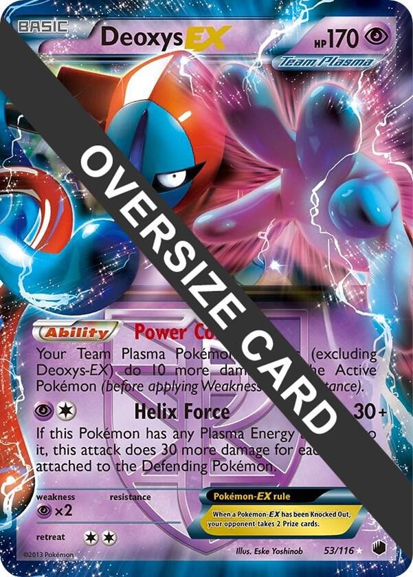 Deoxys EX 53/116 (Plasma Freeze) 053/116 Holofoil Jumbo Cards Deoxys EX 53/116 (Plasma Freeze) 053/116 Holofoil Jumbo Cards