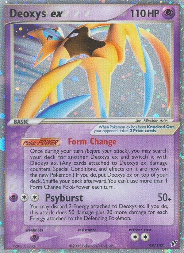Deoxys ex (Attack Forme) 98/107 Holofoil Deoxys