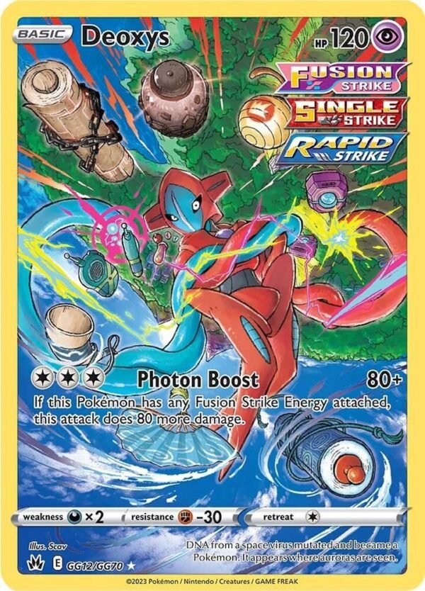 Deoxys GG12/GG70 Holofoil Crown Zenith: Galarian Gallery Deoxys GG12/GG70 Holofoil Crown Zenith: Galarian Gallery