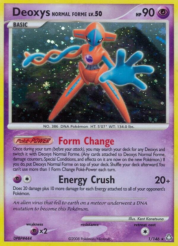 Deoxys Normal Forme 1/146 Reverse Holofoil Legends Awakened Deoxys Normal Forme 1/146 Reverse Holofoil Legends Awakened