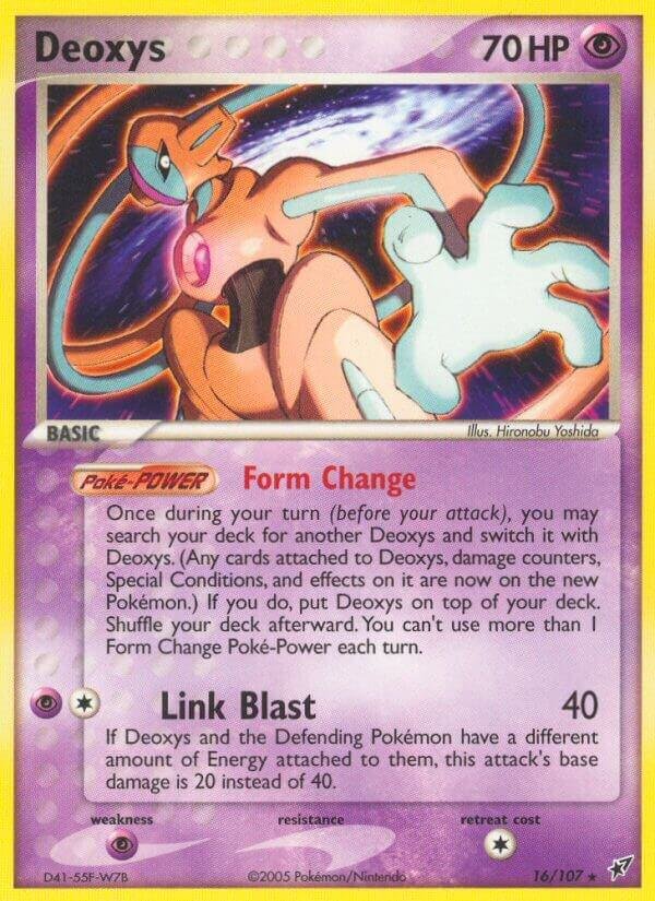 Deoxys (Normal Forme) 16/107 Reverse Holofoil Deoxys Deoxys (Normal Forme) 16/107 Reverse Holofoil Deoxys