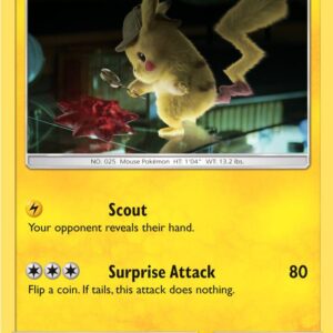 Detective Pikachu 10/18 Holofoil Detective Pikachu
