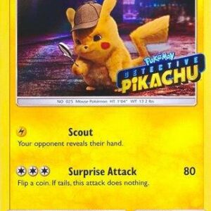 Detective Pikachu SM170 (Stamped) Holofoil SM Promos Detective Pikachu SM170 (Stamped) Holofoil SM Promos