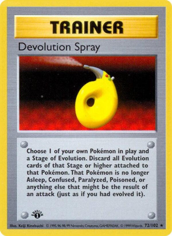 Devolution Spray 072/102 1st Edition Base Set (Shadowless)