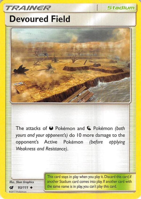 Devoured Field 93/111 Normal SM – Crimson Invasion Devoured Field 93/111 Normal SM – Crimson Invasion