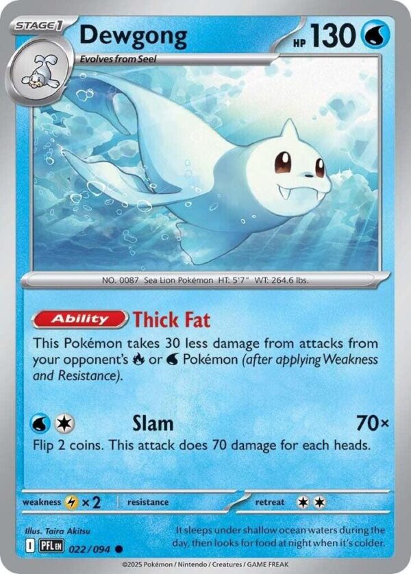 Dewgong 022/094 Normal ME02: Phantasmal Flames