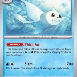 Dewgong 022/094 Reverse Holofoil ME02: Phantasmal Flames