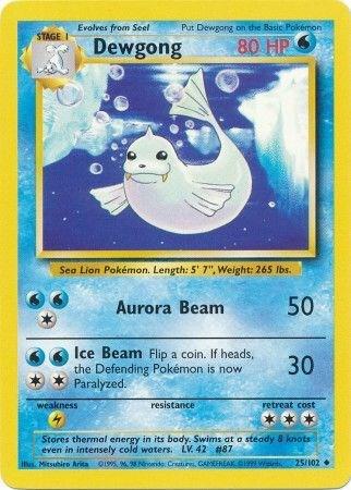 Dewgong 025/102 Normal Base Set Dewgong 025/102 Normal Base Set
