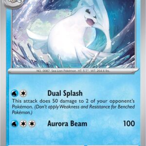 Dewgong 087/165 Normal SV: Scarlet & Violet 151 Dewgong 087/165 Normal SV: Scarlet & Violet 151