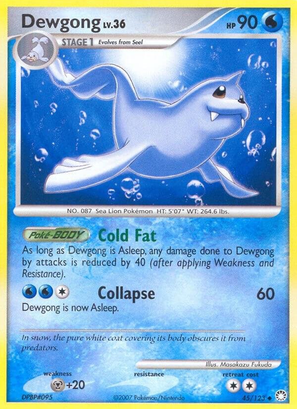 Dewgong 45/123 Normal Mysterious Treasures